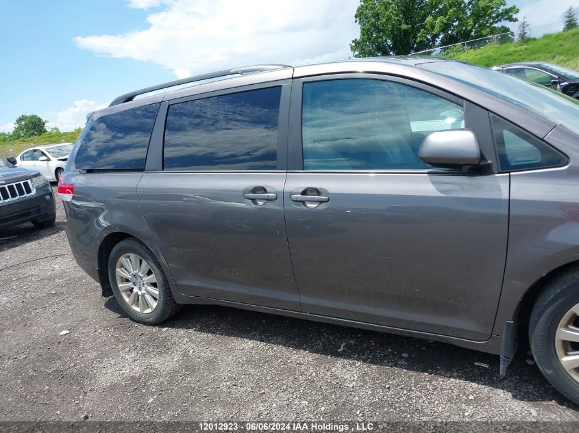 2012 Toyota Sienna Xle 7 Passenger VIN: 5TDYK3DC0CS211607 Lot: 12012923