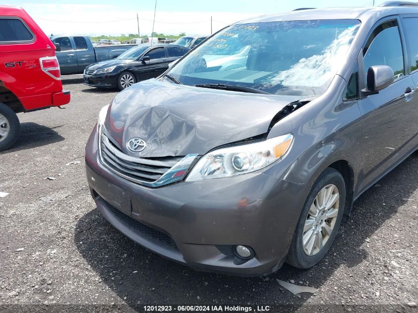 2012 Toyota Sienna Xle 7 Passenger VIN: 5TDYK3DC0CS211607 Lot: 12012923