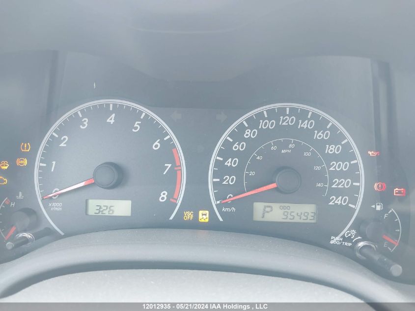 2010 Toyota Corolla Le VIN: 2T1BU4EE6AC192895 Lot: 12012935