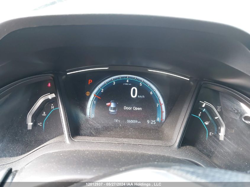 2019 Honda Civic Lx VIN: 2HGFC2F55KH042275 Lot: 12012937