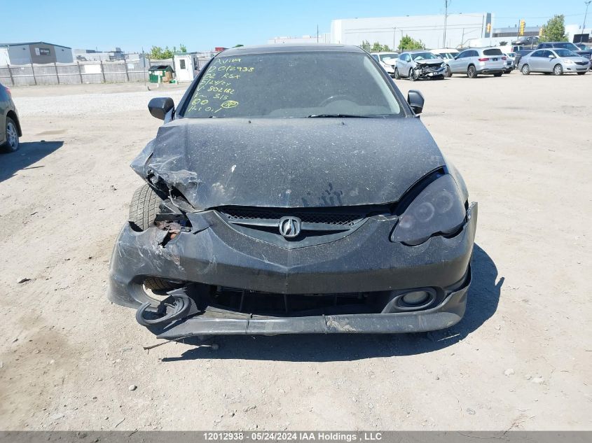 2002 Acura Rsx VIN: JH4DC53892C802182 Lot: 12012938