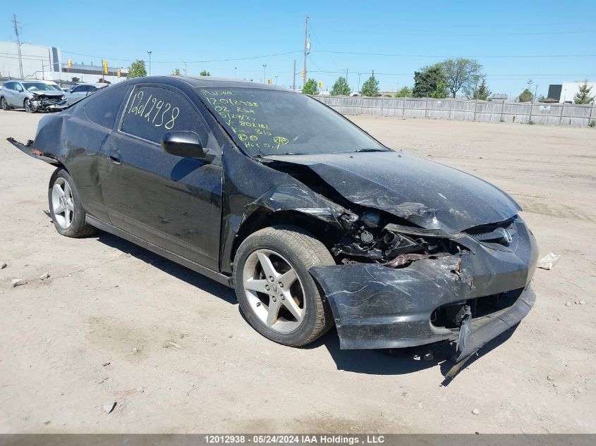 2002 Acura Rsx VIN: JH4DC53892C802182 Lot: 12012938