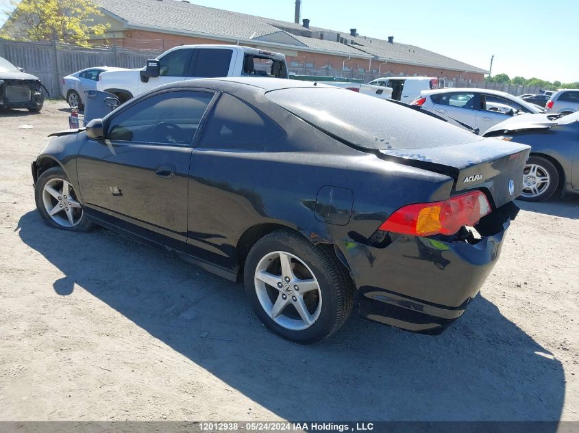 2002 Acura Rsx VIN: JH4DC53892C802182 Lot: 12012938