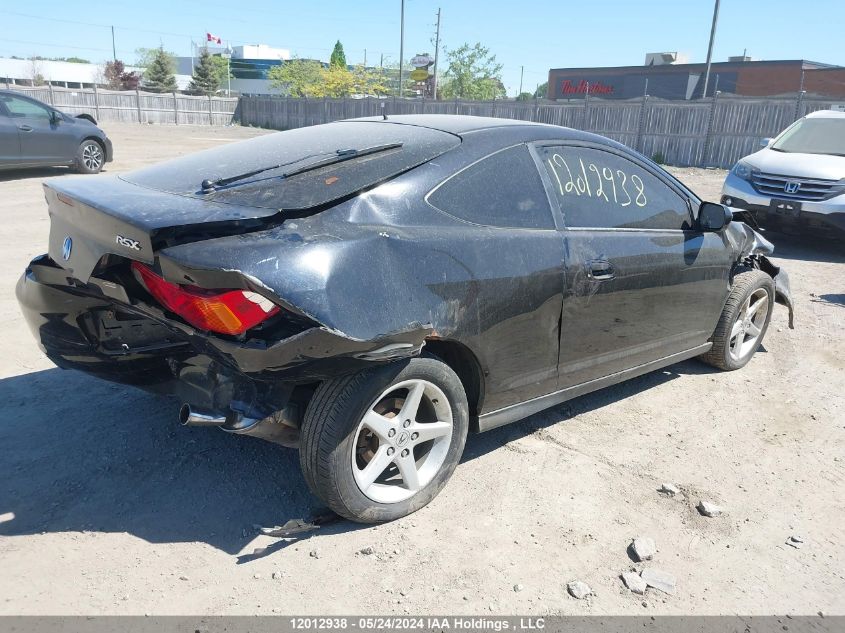 2002 Acura Rsx VIN: JH4DC53892C802182 Lot: 12012938