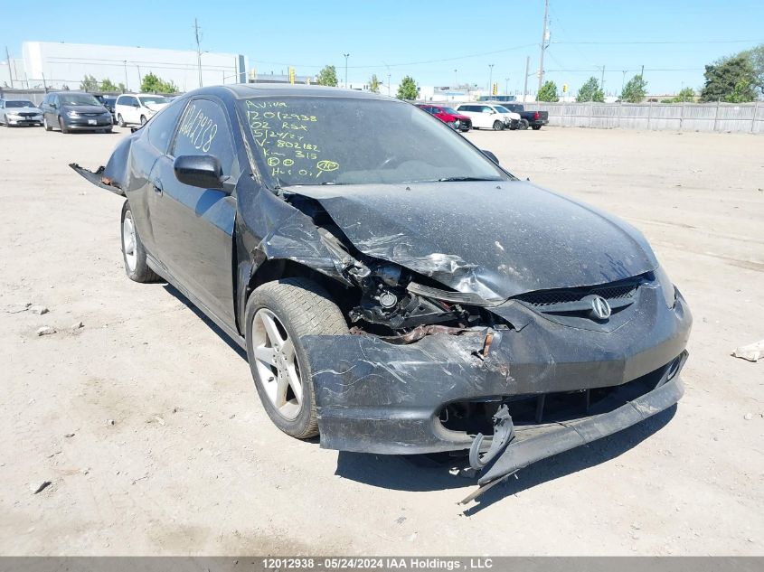 2002 Acura Rsx VIN: JH4DC53892C802182 Lot: 12012938