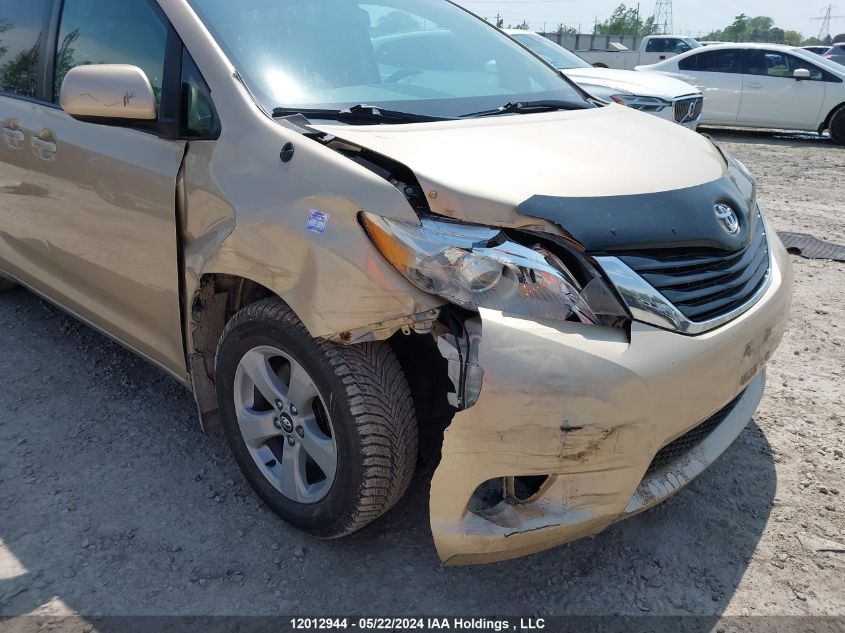 2012 Toyota Sienna Le 8 Passenger VIN: 5TDKK3DCXCS236424 Lot: 12012944