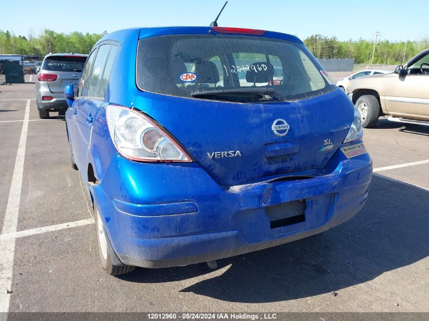 2010 Nissan Versa 1.8Sl VIN: 3N1BC1CP1AL437592 Lot: 12012960