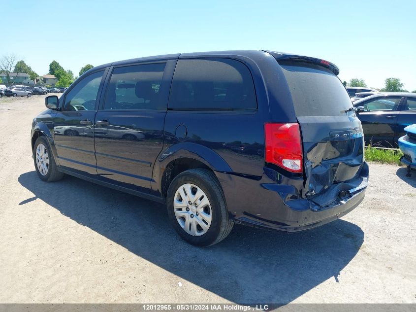 2015 Dodge Grand Caravan Se/Sxt VIN: 2C4RDGBG3FR522912 Lot: 12012965