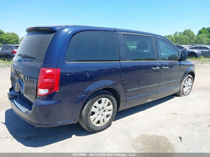 2015 Dodge Grand Caravan Se/Sxt VIN: 2C4RDGBG3FR522912 Lot: 12012965