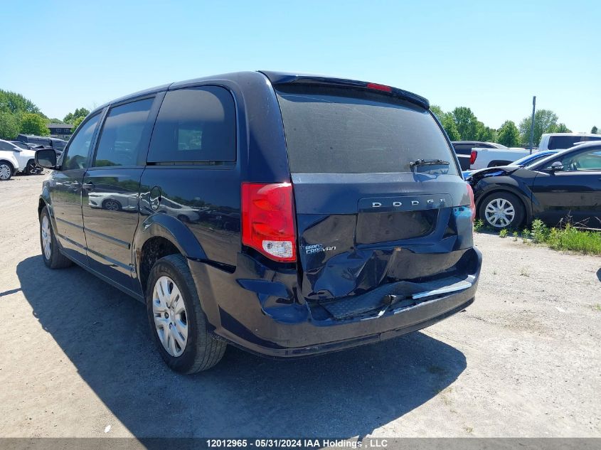 2015 Dodge Grand Caravan Se/Sxt VIN: 2C4RDGBG3FR522912 Lot: 12012965