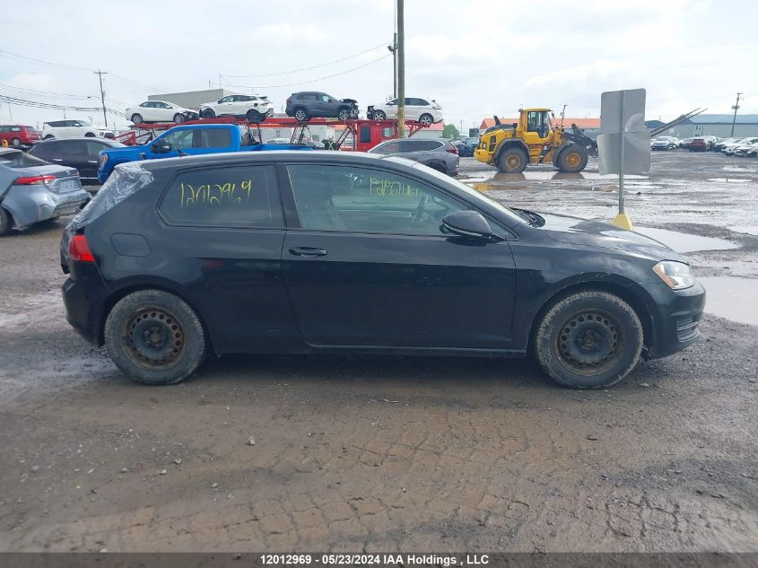 2017 Volkswagen Golf VIN: 3VW817AU1HM003845 Lot: 12012969