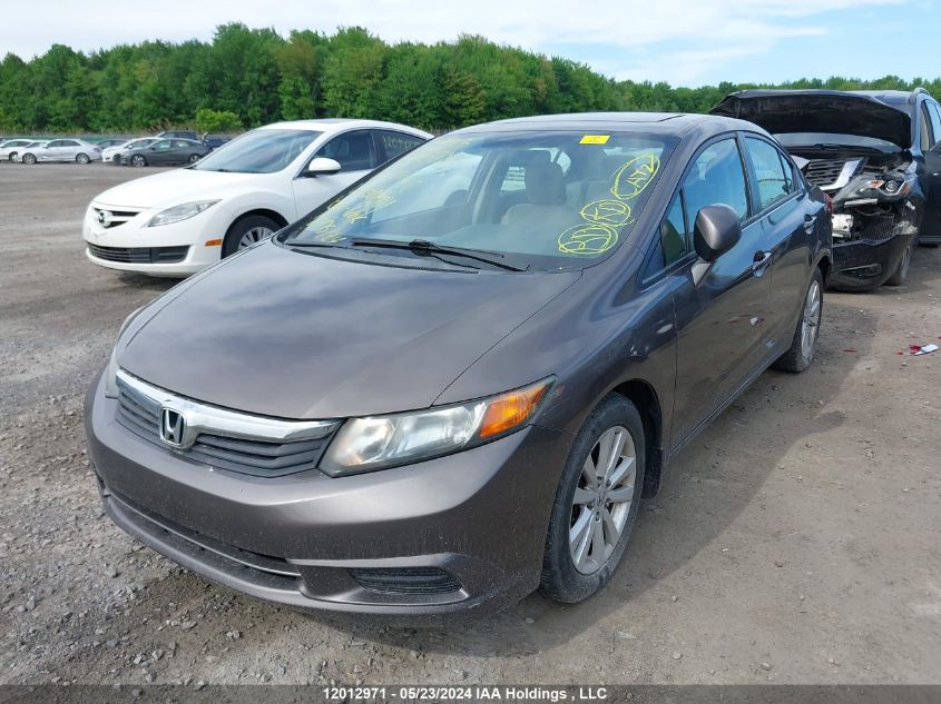 2012 Honda Civic VIN: 2HGFB2F50CH030801 Lot: 12012971