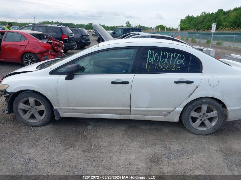 2009 Honda Civic Dx VIN: 2HGFA16299H106530 Lot: 12012972