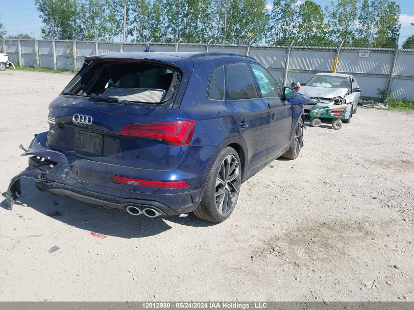 2021 Audi Q5/Sq5 VIN: WA1C4AFY7M2073343 Lot: 12012980