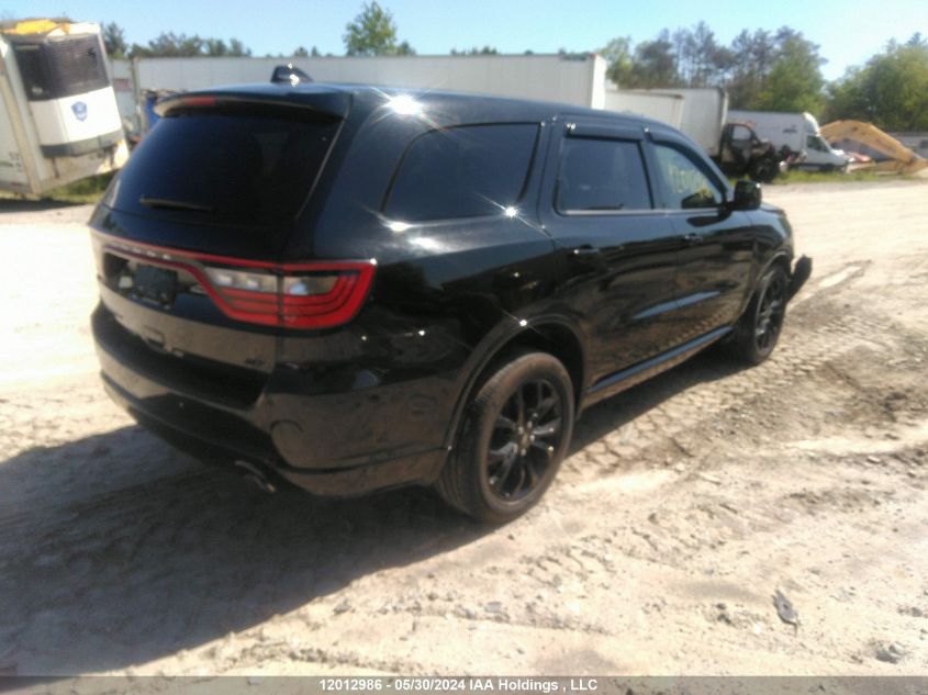 2020 Dodge Durango Gt VIN: 1C4RDJDG9LC412686 Lot: 12012986