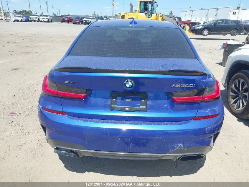 2020 BMW 3 Series VIN: WBA5U9C0XLFH90886 Lot: 12012987