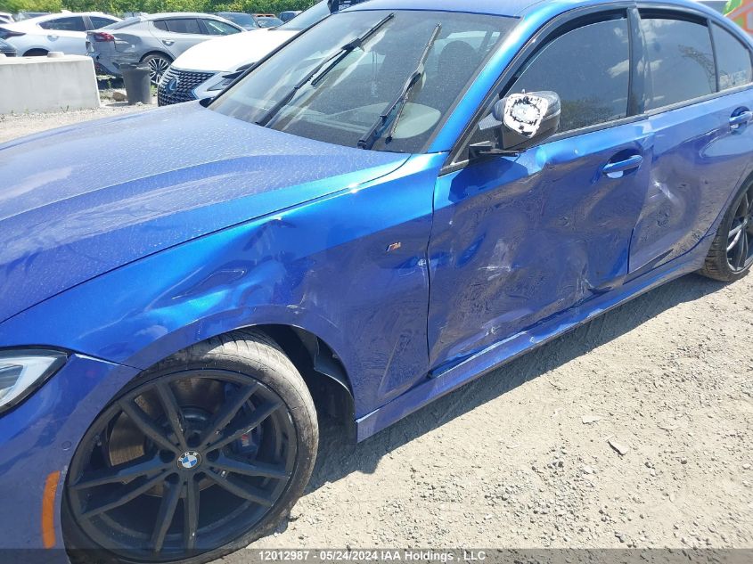 2020 BMW 3 Series VIN: WBA5U9C0XLFH90886 Lot: 12012987