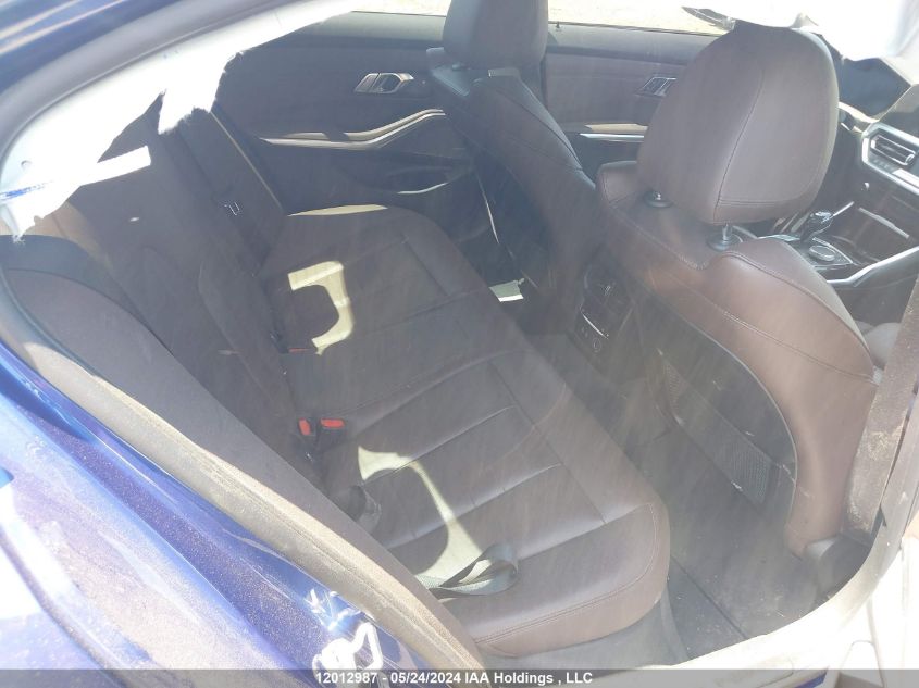 2020 BMW 3 Series VIN: WBA5U9C0XLFH90886 Lot: 12012987