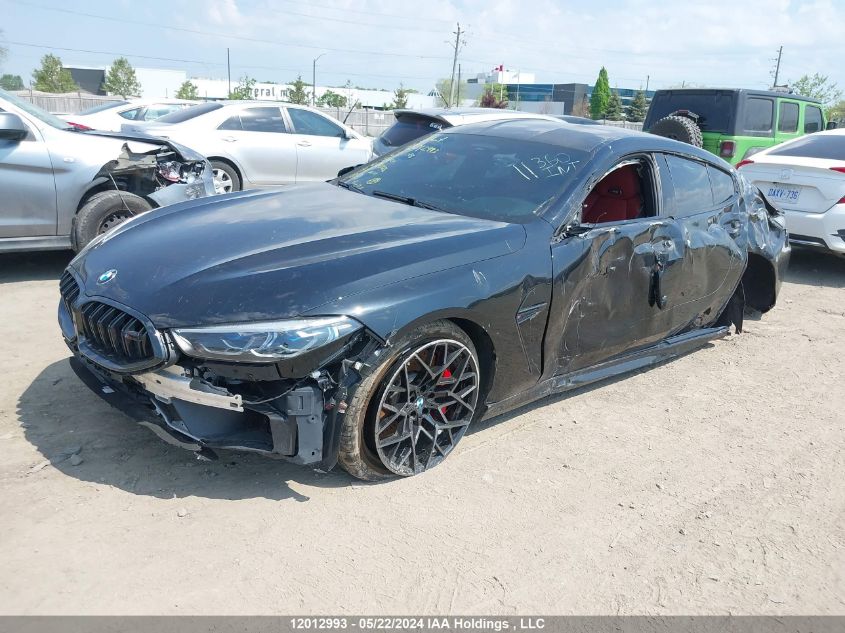 2022 BMW M8 VIN: WBSGV0C00NCJ13988 Lot: 12012993