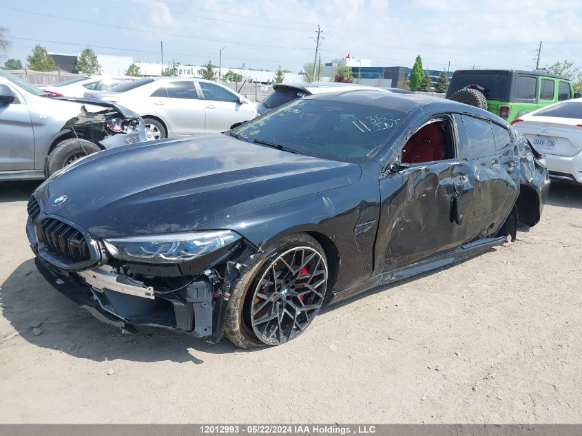 2022 BMW M8 VIN: WBSGV0C00NCJ13988 Lot: 12012993