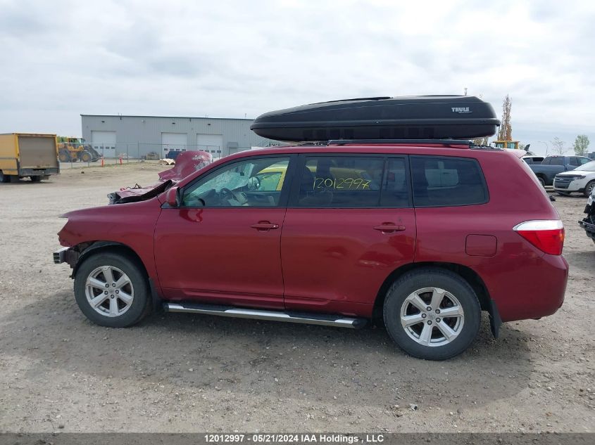 2008 Toyota Highlander Sr5 VIN: JTEES44A782074120 Lot: 12012997