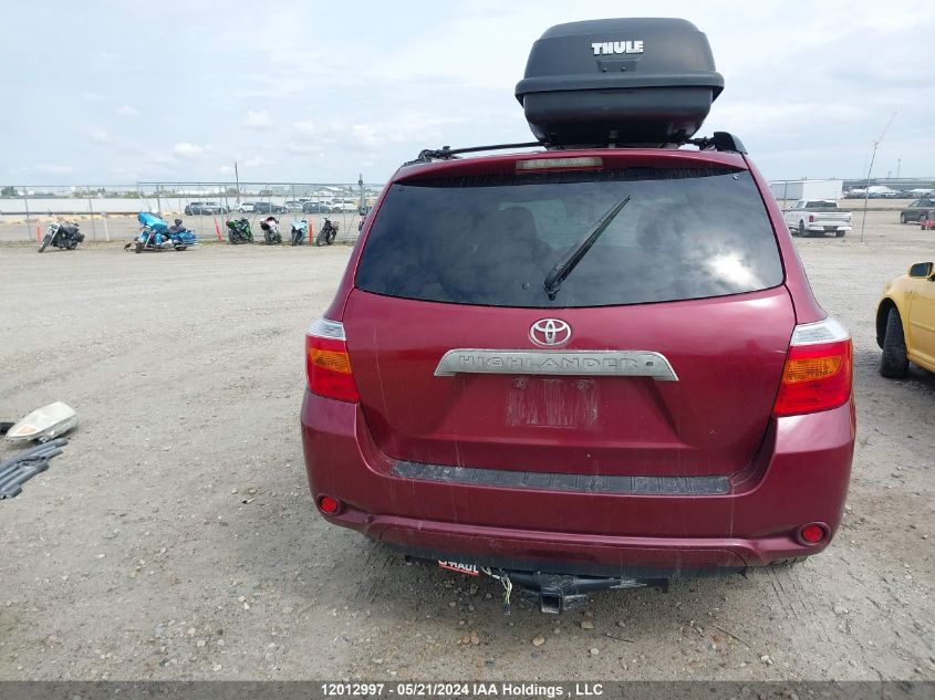 2008 Toyota Highlander Sr5 VIN: JTEES44A782074120 Lot: 12012997