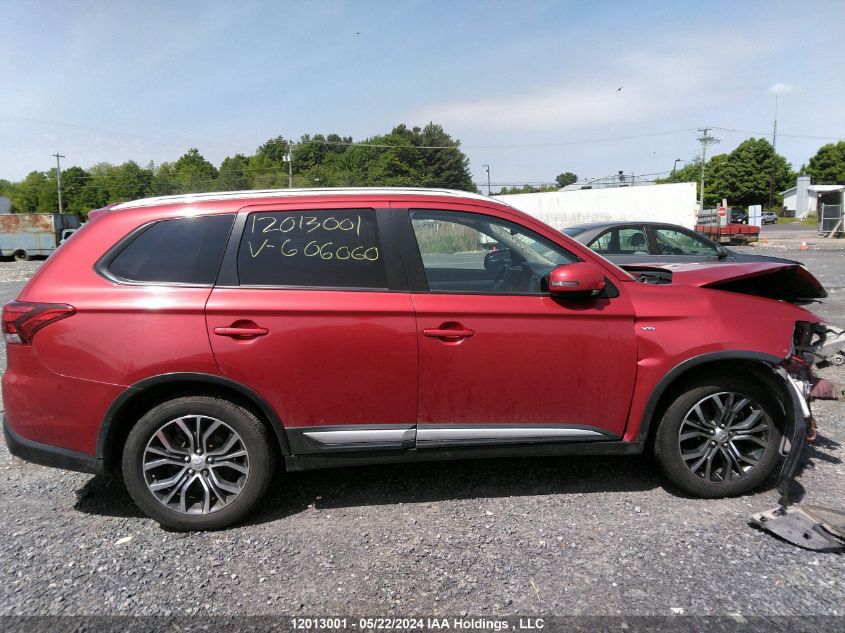 2016 Mitsubishi Outlander Se/Sel VIN: JA4JZ3AX1GZ606060 Lot: 12013001