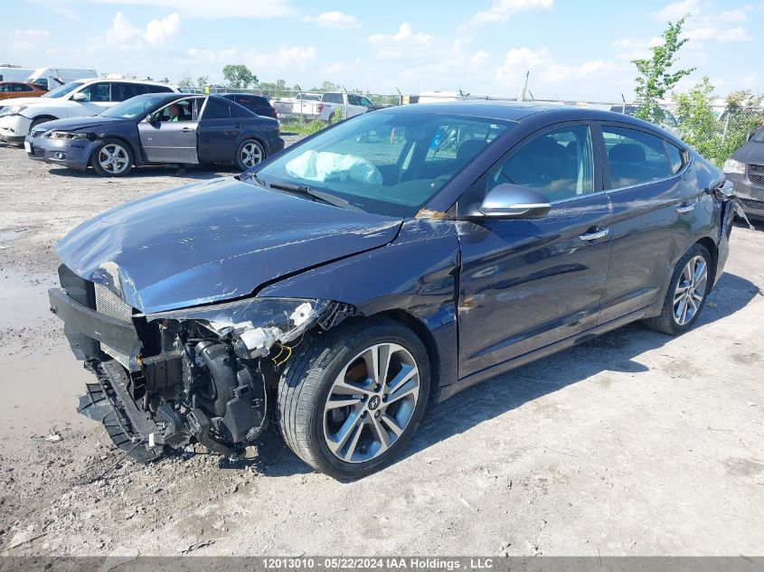 2017 Hyundai Elantra Se/Value/Limited VIN: KMHD84LF9HU255456 Lot: 12013010