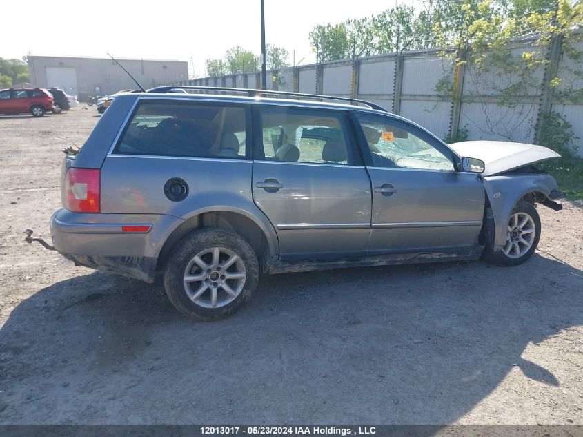 2004 Volkswagen Passat Wagon VIN: WVWVD63B44E032985 Lot: 12013017