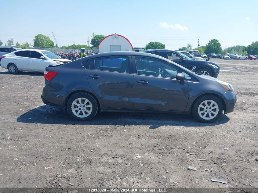 2014 Kia Rio VIN: KNADM4A32E6399274 Lot: 12013020