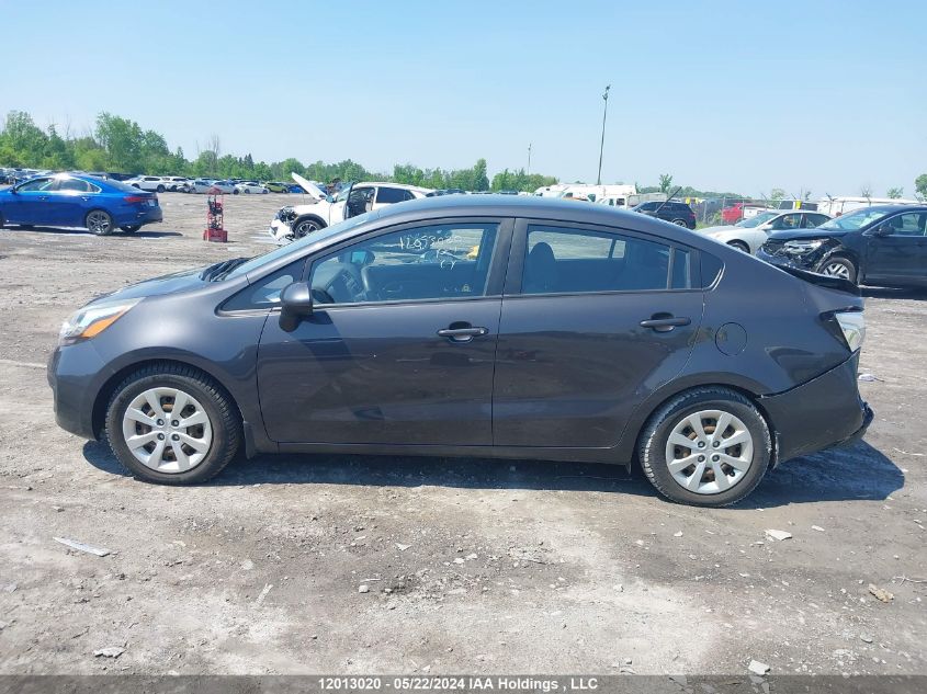 2014 Kia Rio VIN: KNADM4A32E6399274 Lot: 12013020