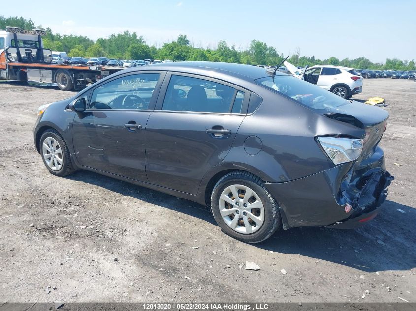 2014 Kia Rio VIN: KNADM4A32E6399274 Lot: 12013020