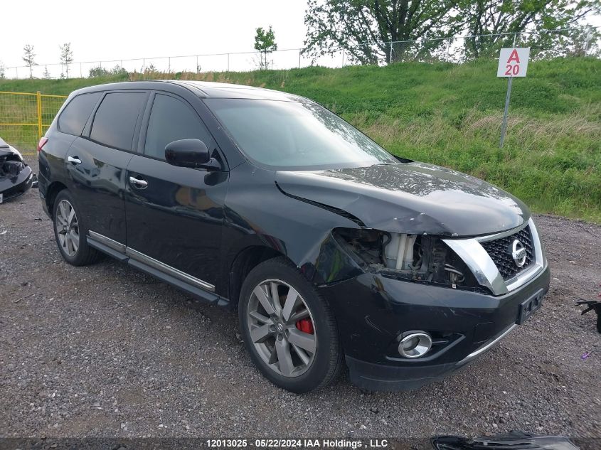 2013 Nissan Pathfinder S/Sv/Sl/Platinum VIN: 5N1AR2MM7DC636613 Lot: 12013025