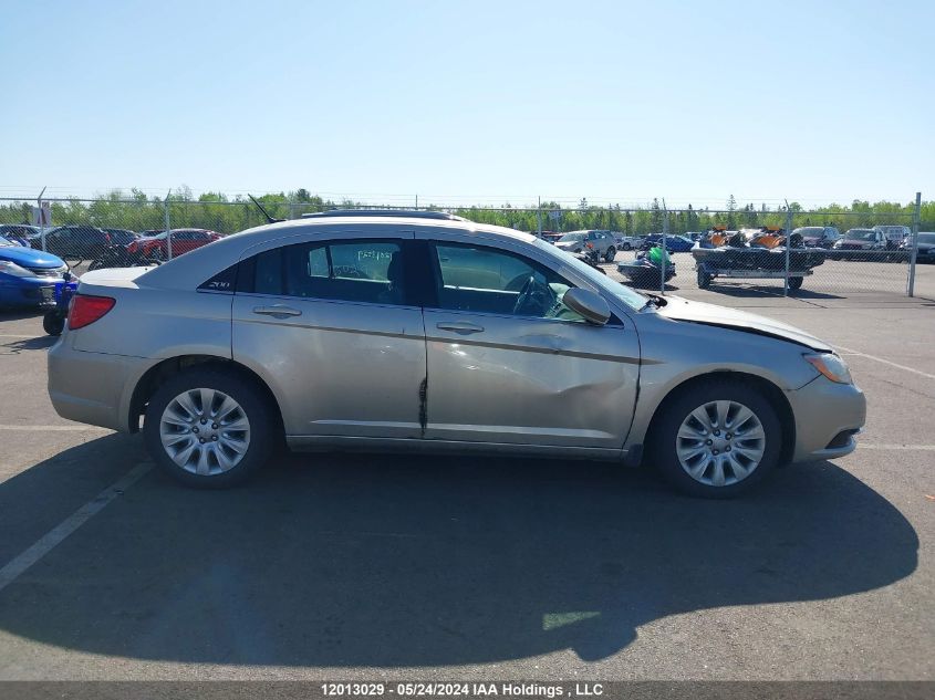 2013 Chrysler 200 Lx VIN: 1C3CCBAB0DN697134 Lot: 12013029