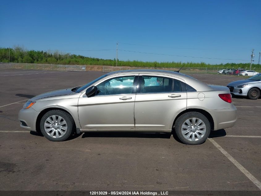 2013 Chrysler 200 Lx VIN: 1C3CCBAB0DN697134 Lot: 12013029