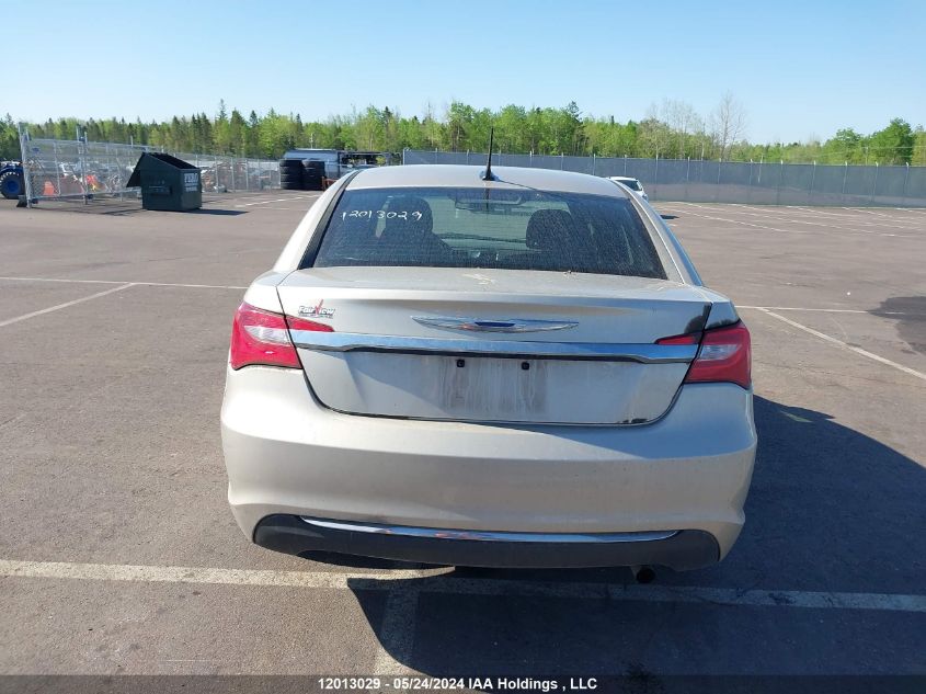2013 Chrysler 200 Lx VIN: 1C3CCBAB0DN697134 Lot: 12013029