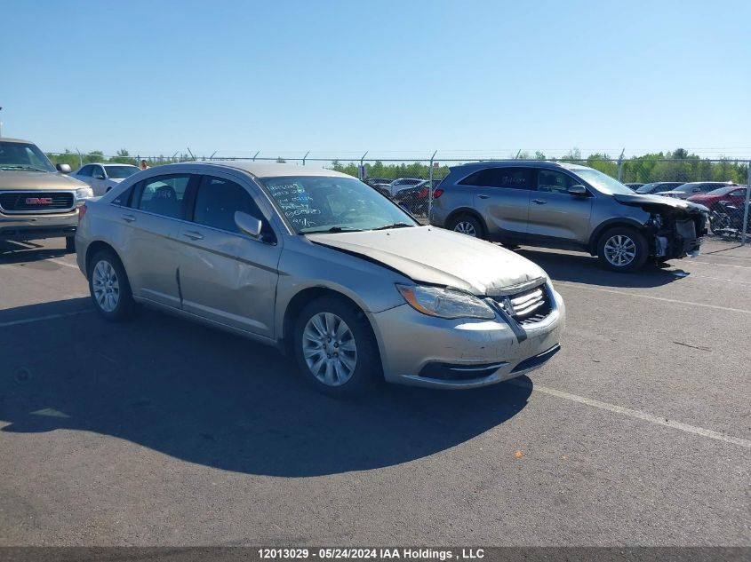 2013 Chrysler 200 Lx VIN: 1C3CCBAB0DN697134 Lot: 12013029