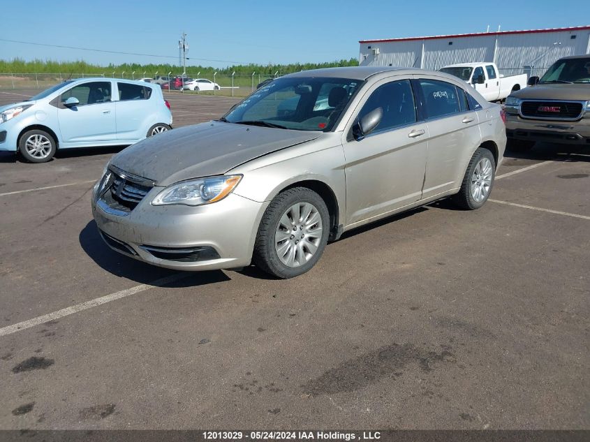 2013 Chrysler 200 Lx VIN: 1C3CCBAB0DN697134 Lot: 12013029