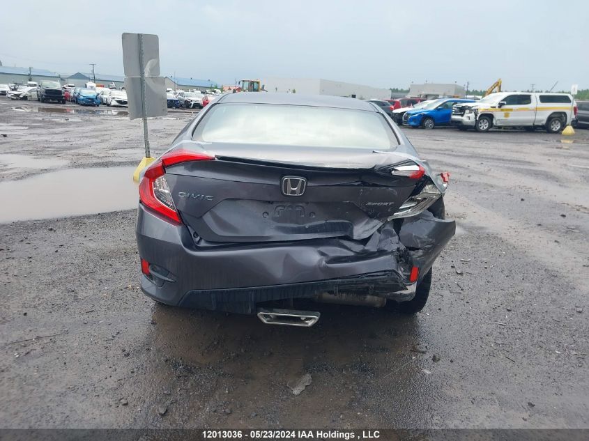 2019 Honda Civic VIN: 2HGFC2F86KH023423 Lot: 12013036