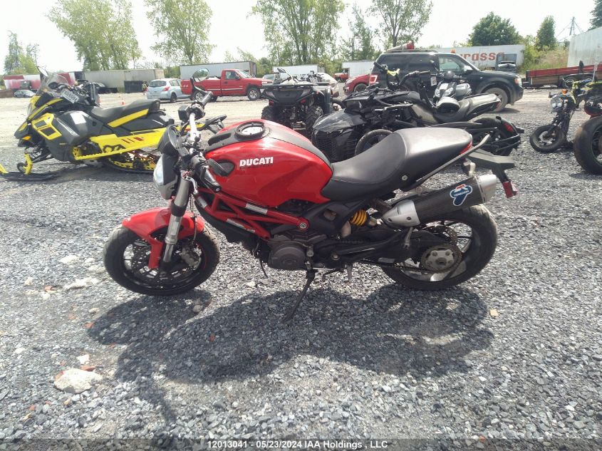 2013 Ducati Monster 796 VIN: ZDM1RANN9DB062967 Lot: 12013041