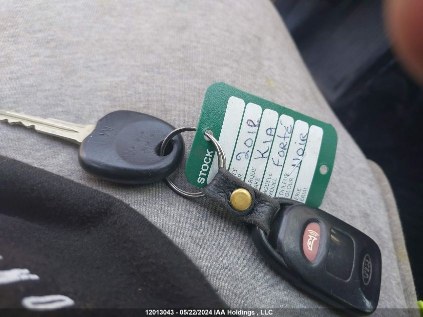 2012 Kia Forte VIN: KNAFT4A23C5525244 Lot: 12013043