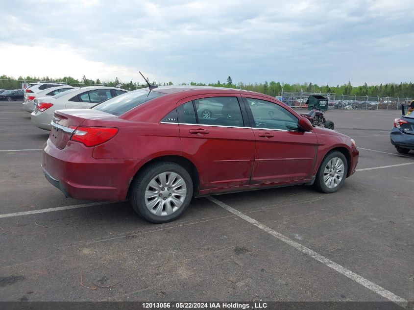 2011 Chrysler 200 Lx VIN: 1C3BC4FB1BN542833 Lot: 12013056