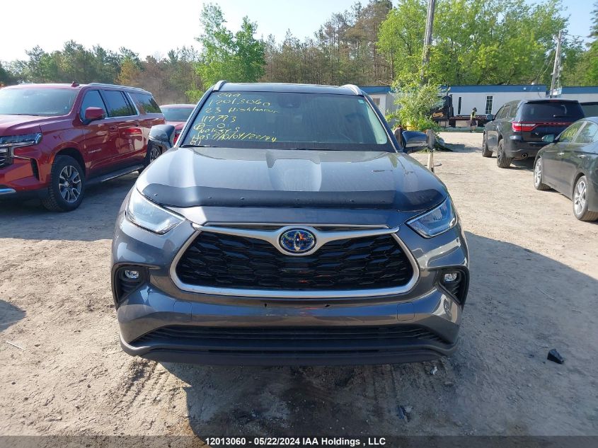 2023 Toyota Highlander Hybrid Xle/Hybrid Bronze Edition VIN: 5TDKBRCH7PS119793 Lot: 12013060