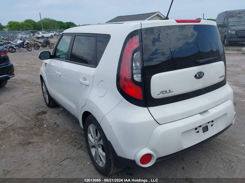 2016 Kia Soul + VIN: KNDJP3A5XG7404081 Lot: 12013085