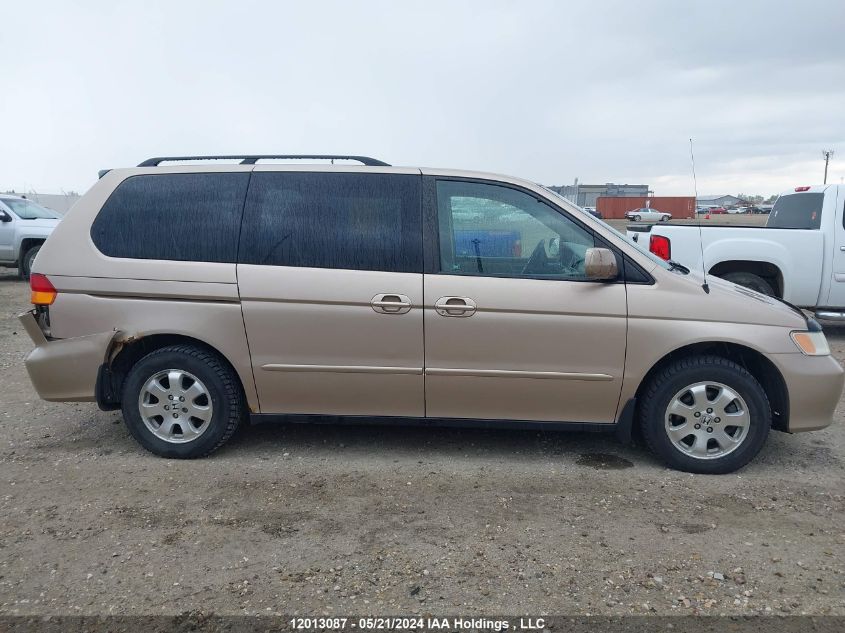 2002 Honda Odyssey Ex VIN: 2HKRL18672H005764 Lot: 12013087