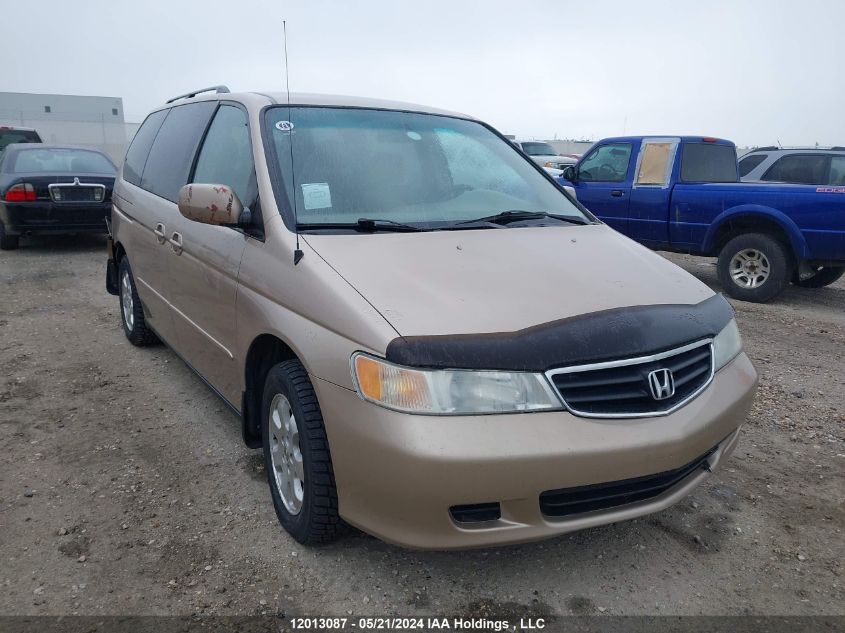 2002 Honda Odyssey Ex VIN: 2HKRL18672H005764 Lot: 12013087