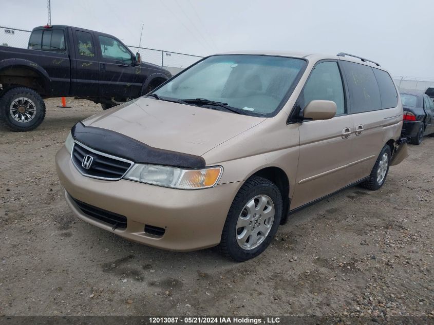 2002 Honda Odyssey Ex VIN: 2HKRL18672H005764 Lot: 12013087