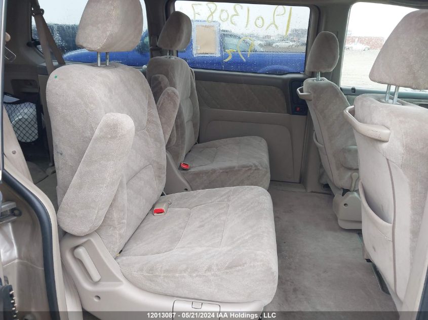 2002 Honda Odyssey Ex VIN: 2HKRL18672H005764 Lot: 12013087