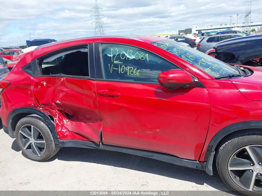 2019 Honda Hr-V VIN: 3CZRU6H22KM109266 Lot: 12013089
