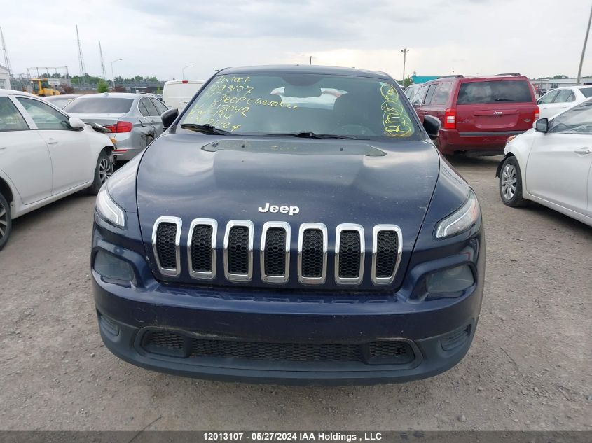 2014 Jeep Cherokee VIN: 1C4PJMAB5EW215042 Lot: 12013107